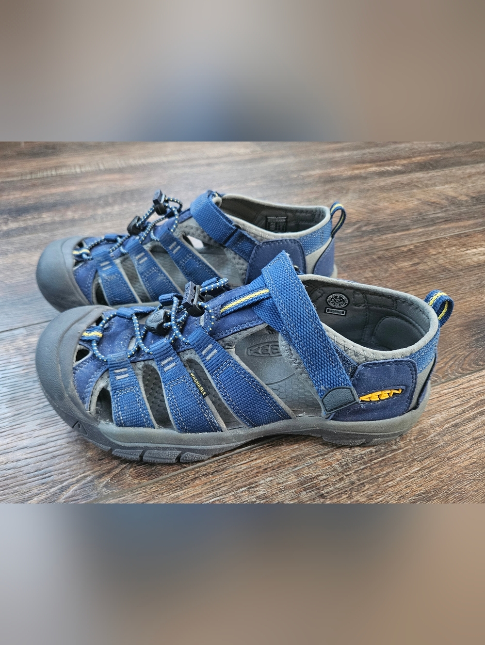 Keen Newport H2 Sandals Navy Blue Waterproof 1009962 Kids Boys Size 6